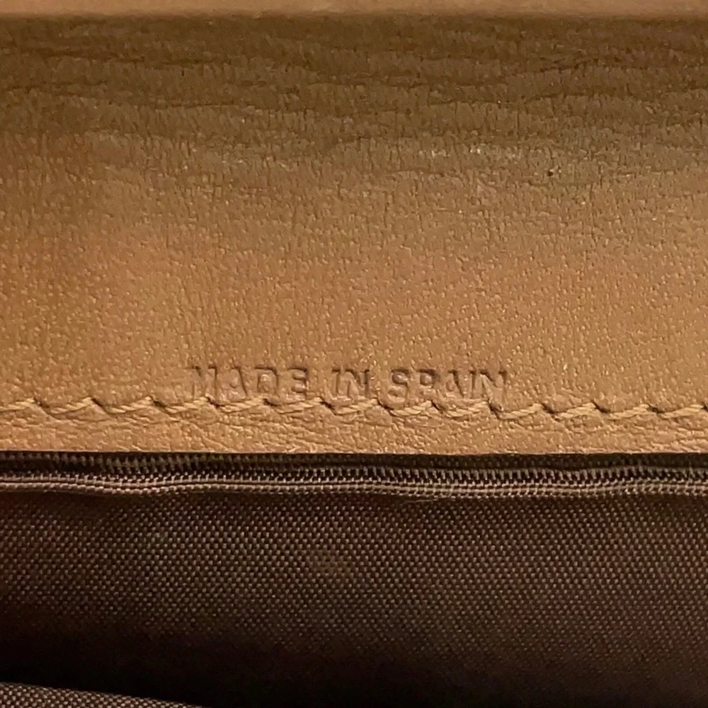 Authentic Christian Dior CD Vintage Tan Brown Monogram Long Wallet